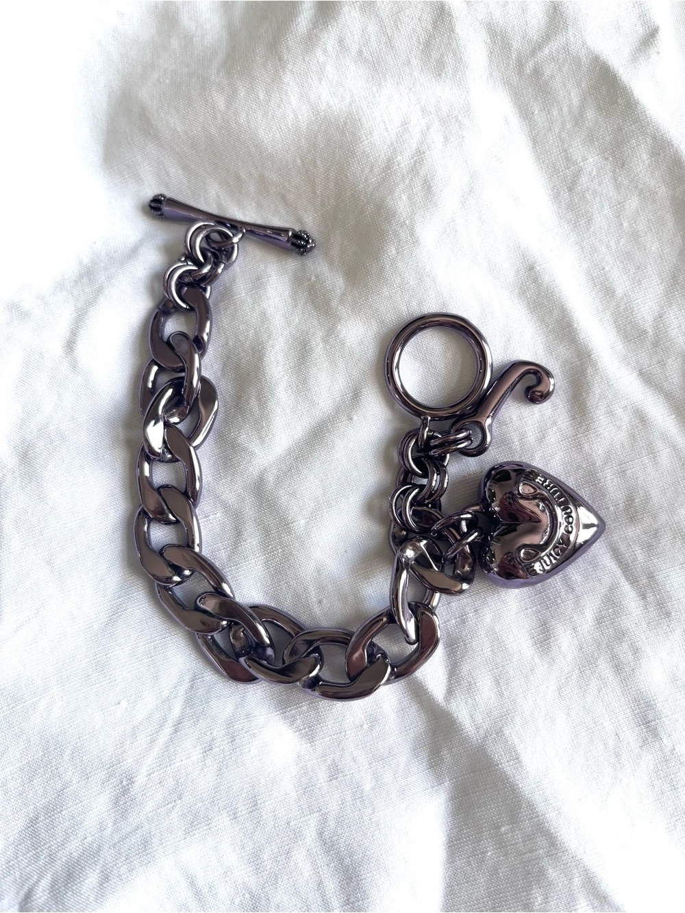 Rare Juicy Y2K Purple Charm Bracelet.